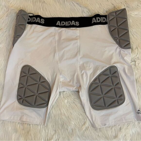 NEW Adidas Tech Fit Smash 5-Pad Girdle Compression shorts men football Sz 4XL - Picture 1 of 7
